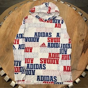 Adidas Long sleeved hooded t-shirt large